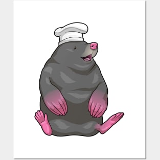 Mole Cook Chef hat Posters and Art